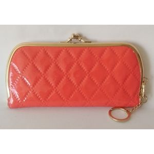 Women's peachy orange wallet